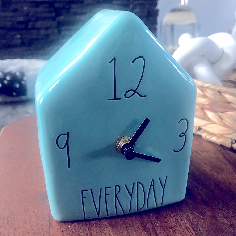RAE DUNN “EVERYDAY” CLOCK